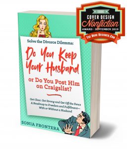 Solve the Divorce Dilemma won the ebook cover design award for nonfiction issued by thebookdesigner.com