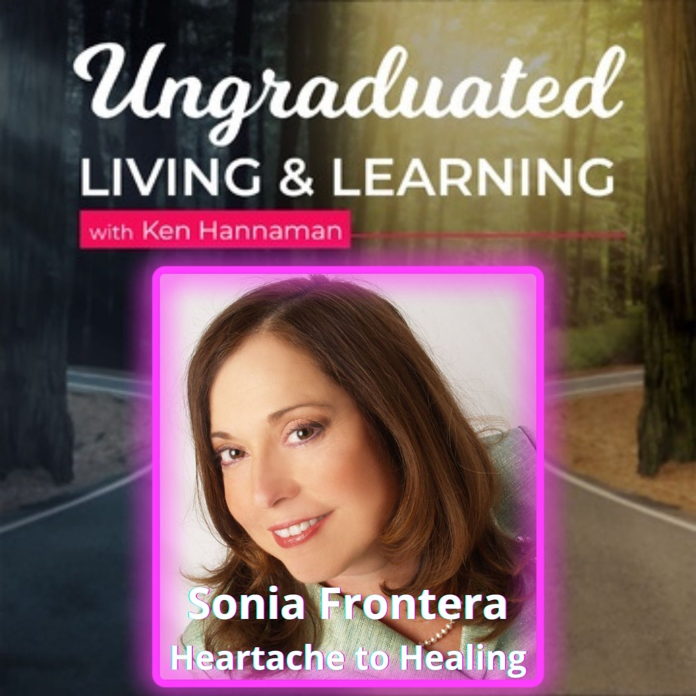 graphic promoting ungraduated living and learninng with ken hannaman featuring relationship expert